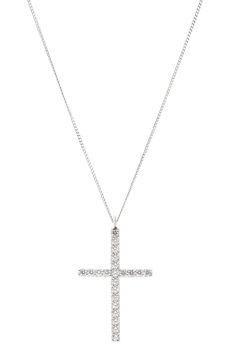 Женская подвеска на цепочке cross LEVASHOVAELAGINA серебряного цвета, арт. cross1/n | Фото 3 (Региональные ограничения белый список (Axapta Mercury): Не проставлено; Нос: Не проставлено; Материал: Металл)