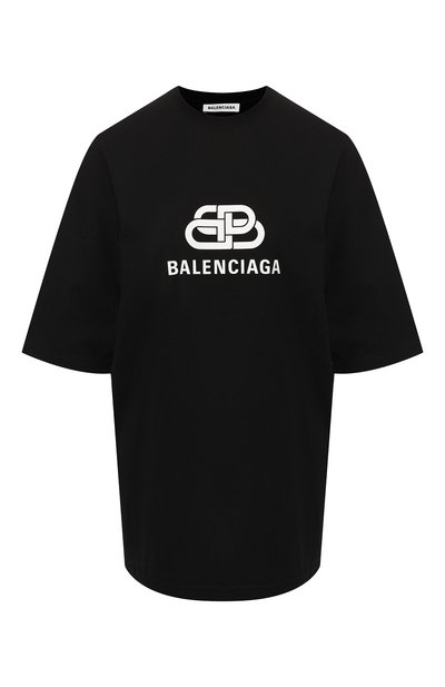 Женская хлопковая футболка BALENCIAGA, арт. 570813/TEV48