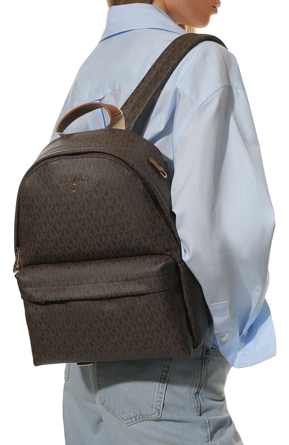 Рюкзак slater medium MICHAEL MICHAEL KORS темно-коричневого цвета по цене 33500 руб., арт. 30T0G04B6B, фото 2 Рюкзак slater medium MICHAEL MICHAEL KORS, арт. 30T0G04B6B, фото 2