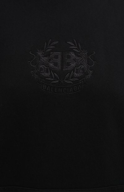 Хлопковое худи BALENCIAGA, арт. 620947/TKV72, фото 5