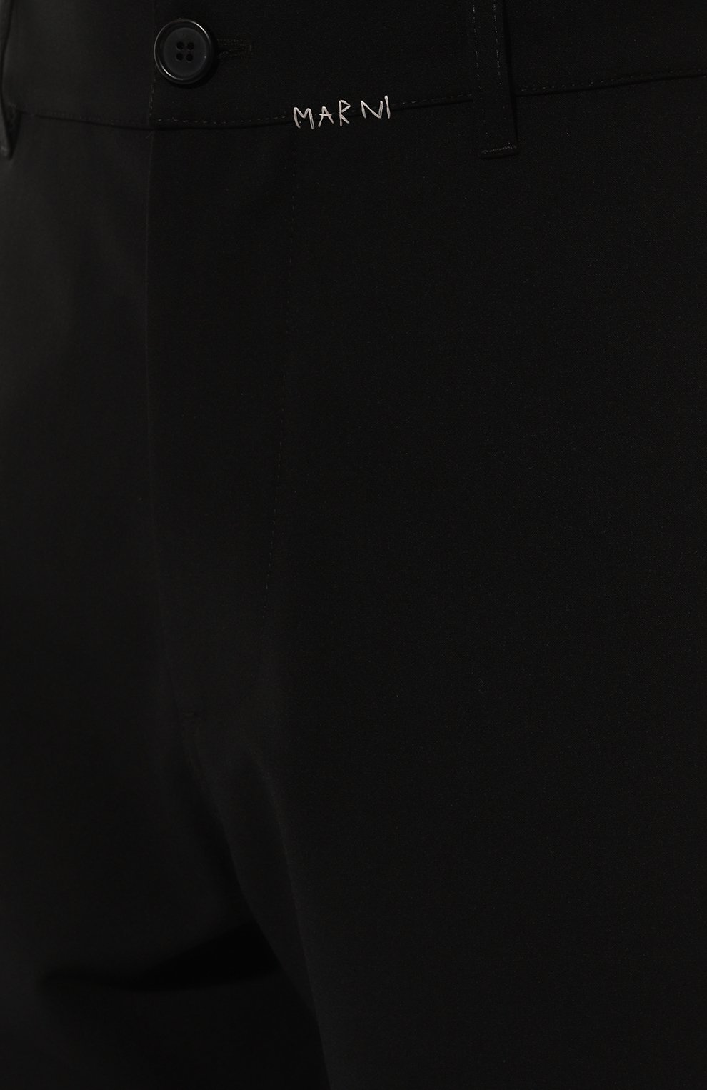 Брюки MARNI черного цвета по цене 83500 руб., арт. PUMU0270SU/UTP771, фото 5 Брюки MARNI, арт. PUMU0270SU/UTP771, фото 5