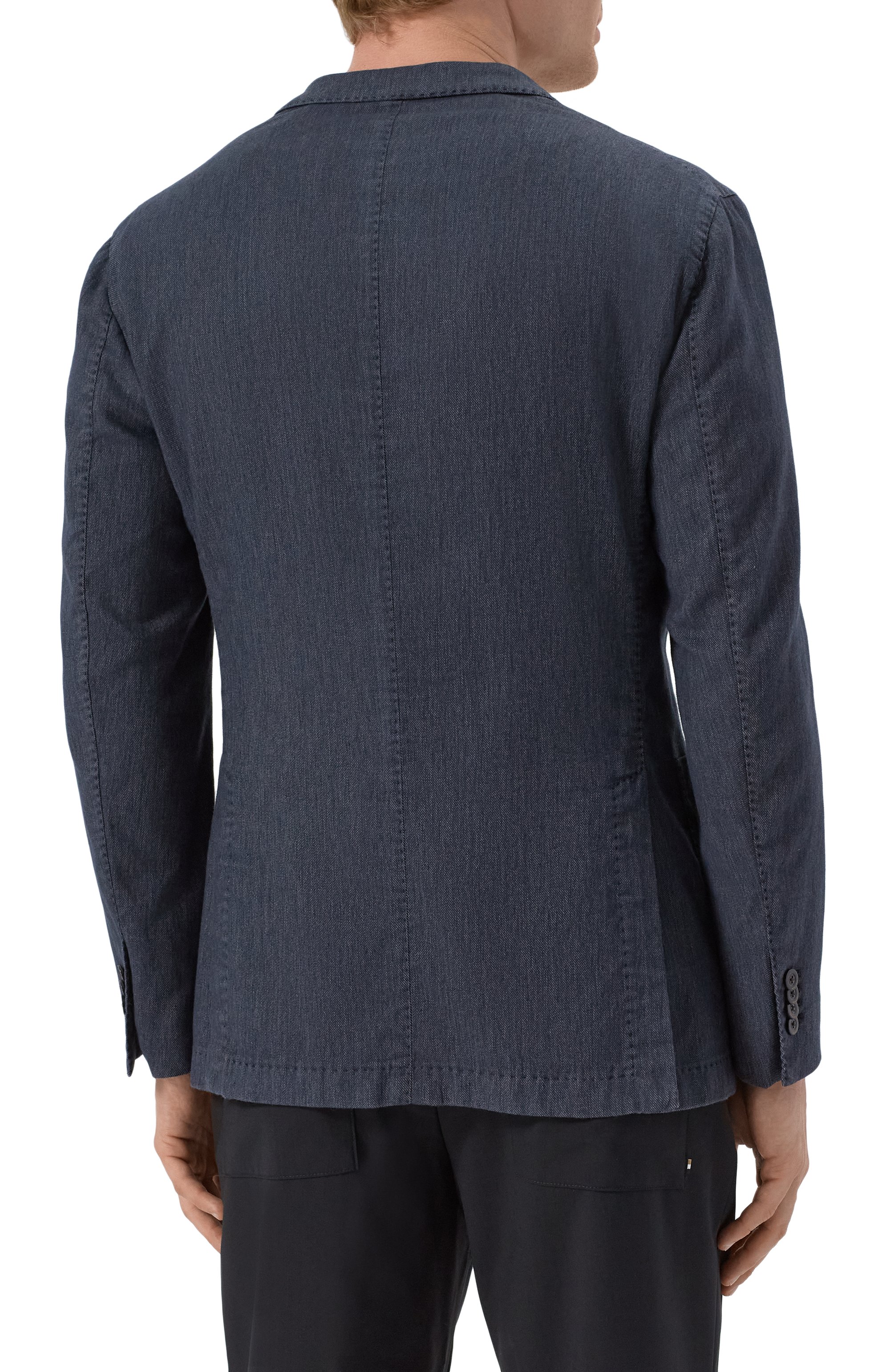 Пиджак из хлопка и льна BOGLIOLI, арт. N1302Q/SB4407, фото 6