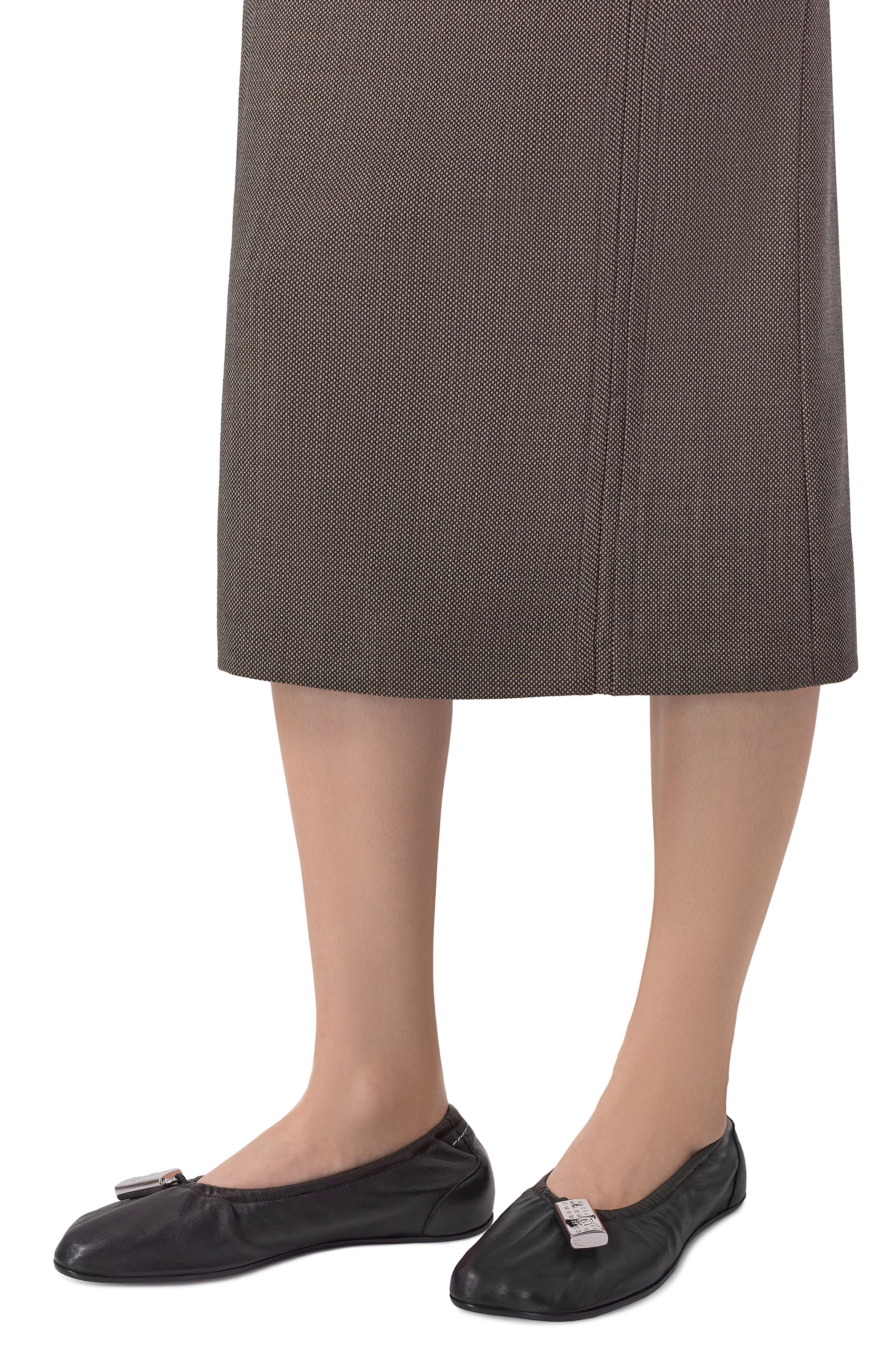 Кожаные балетки numeric MM6, арт. S59WZ0106/P7565, фото 2