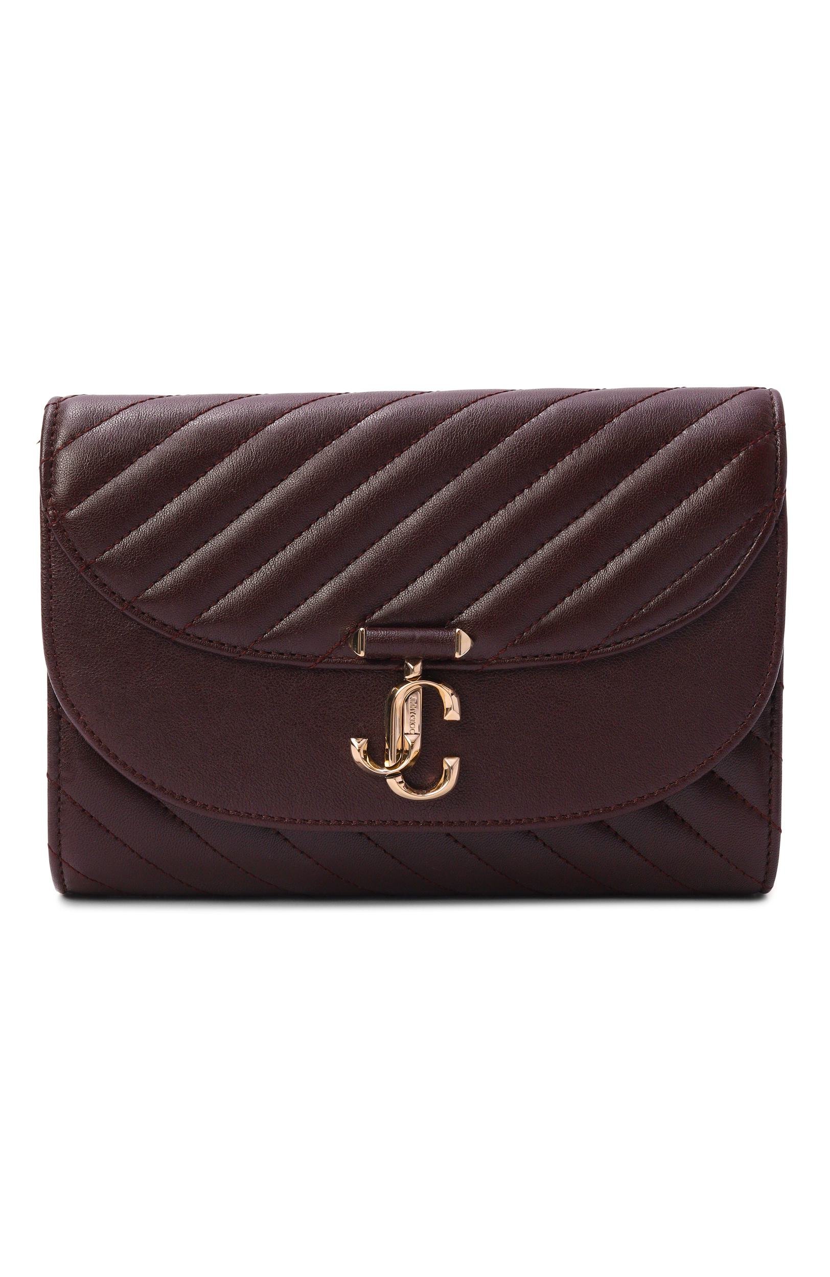 Клатч curve JIMMY CHOO бордового цвета по цене 123000 руб., арт. AVN CURVE CLUTCH/HBU, фото 1 Клатч curve JIMMY CHOO, арт. AVN CURVE CLUTCH/HBU, фото 1
