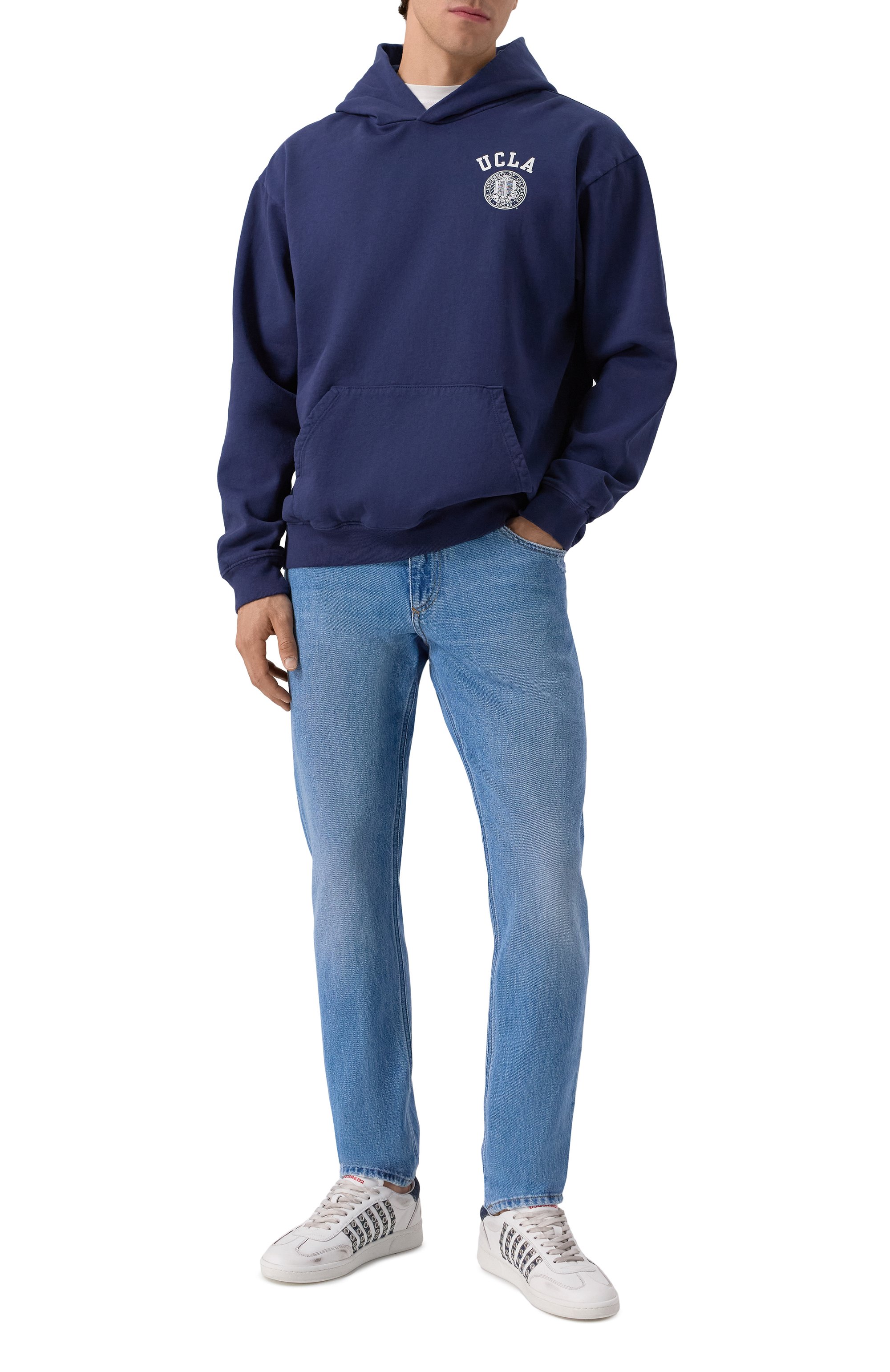 Хлопковое худи sporty & rich x ucla SPORTY AND RICH, арт. ST070615639BL107, фото 2