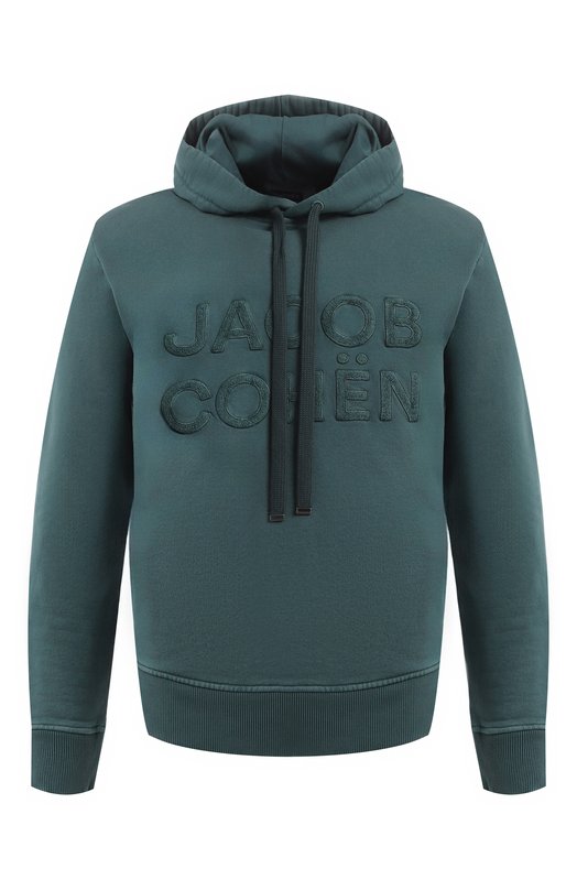 

Хлопковое худи Jacob Cohen, Зелёный