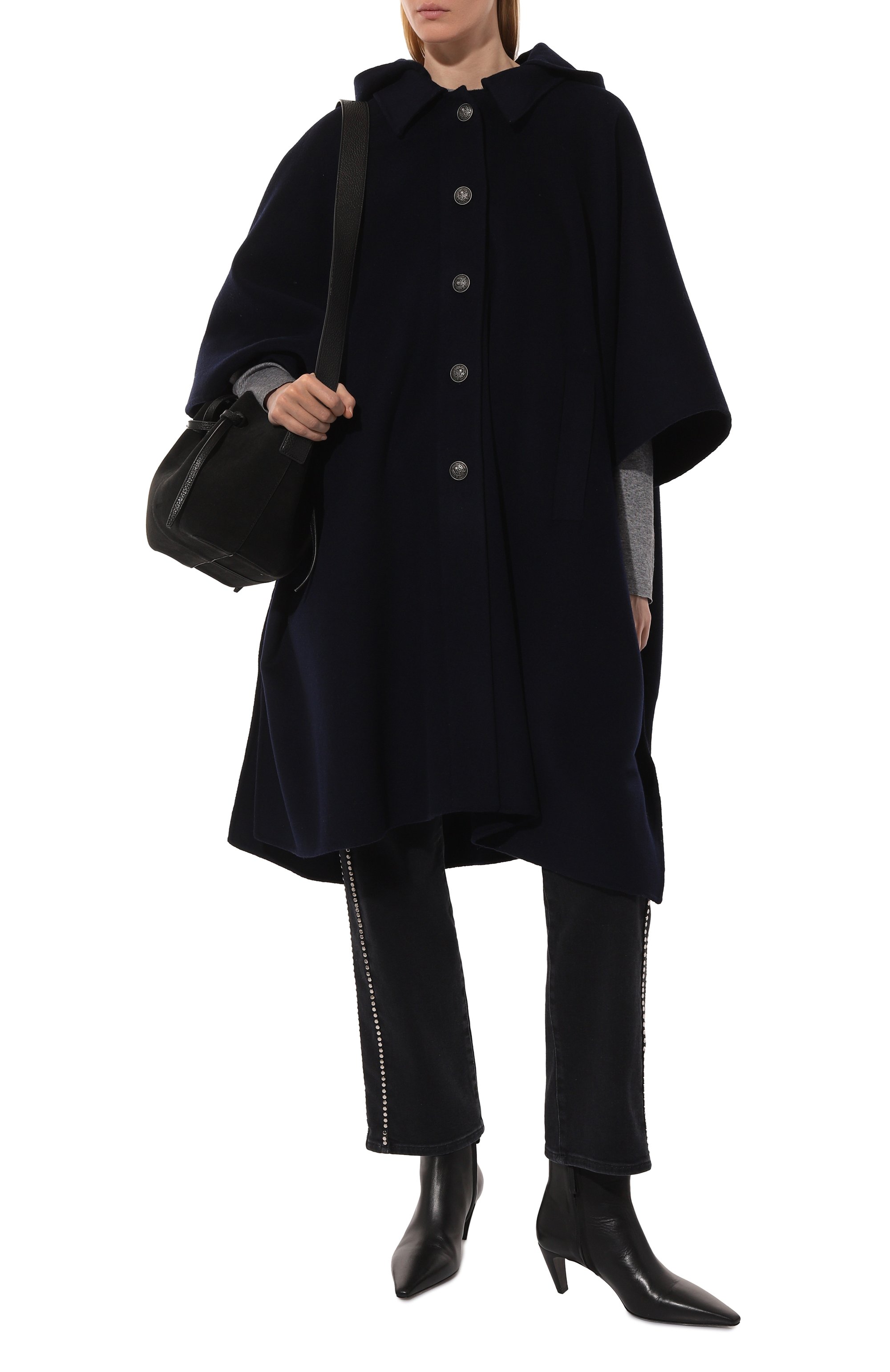 Шерстяная накидка THE KOOPLES, арт. FMAN29020K, фото 2