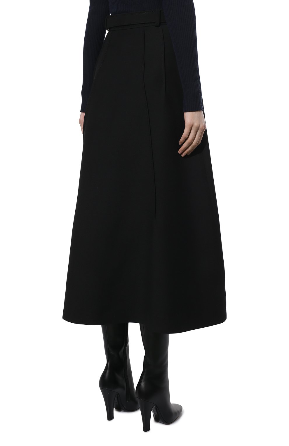 Юбка из шерсти и шелка VALENTINO, арт. WB3RA7V01CF, фото 4
