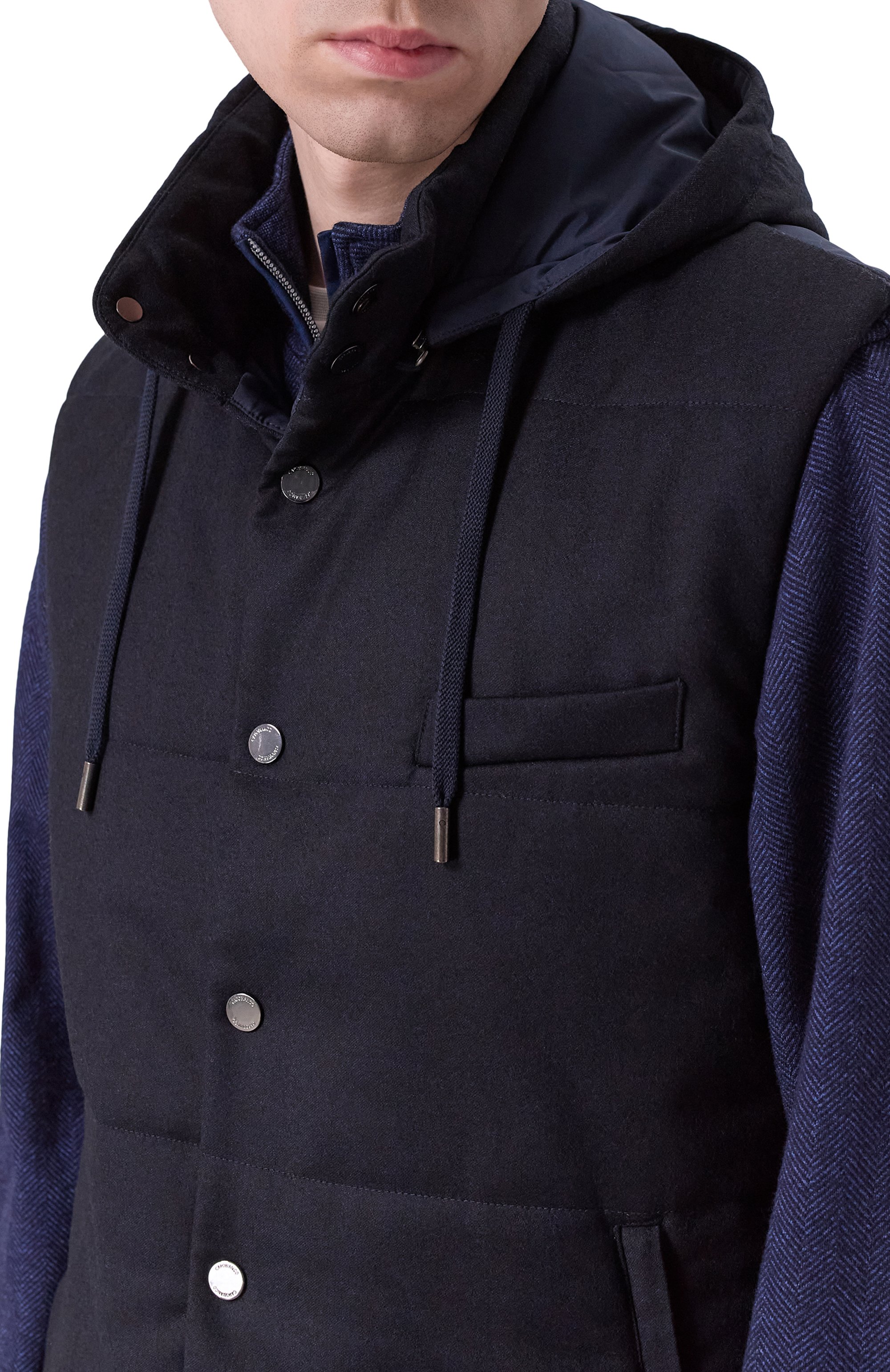 Шерстяной жилет CAPOBIANCO, арт. 19M140.FLNY., фото 5