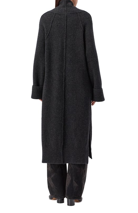 Шерстяное пальто Isabel Benenato DK230F25 Серый  DK230F25 Фото 4