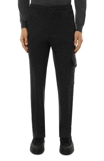 Шерстяные брюки KITON темно-серого цвета по цене 160500 руб., арт. UMM0523H0908006, фото 3 Шерстяные брюки KITON, арт. UMM0523H0908006, фото 3