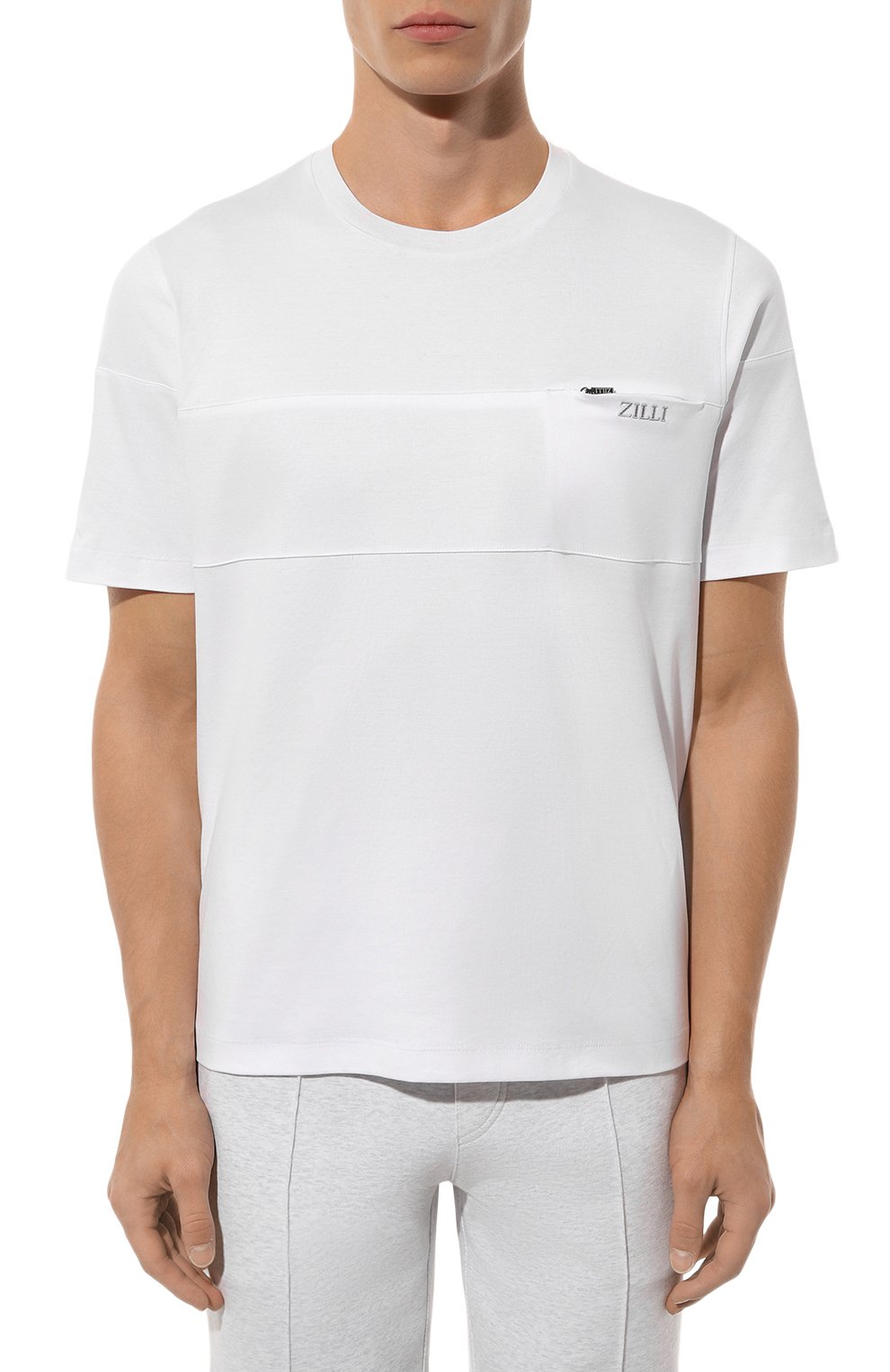 Хлопковая футболка ZILLI, арт. TSR001M0110VNPK00, фото 3