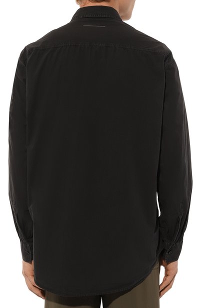 Хлопковая рубашка MM6, арт. SH0DT0013/S52921, фото 4