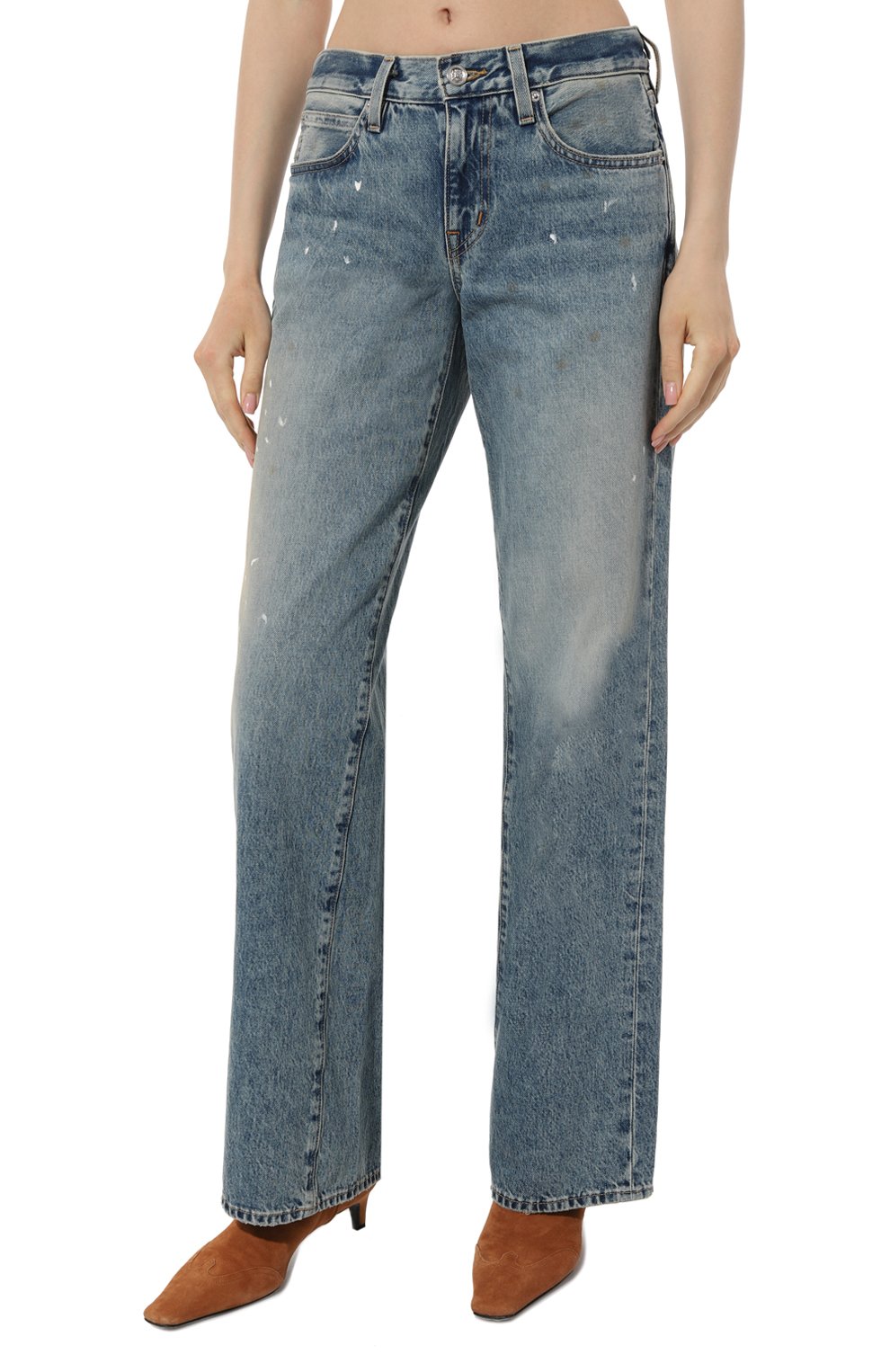 Джинсы SLVRLAKE синего цвета по цене 52450 руб., арт. MICJ707SSRDR/MICA, фото 3 Джинсы SLVRLAKE, арт. MICJ707SSRDR/MICA, фото 3