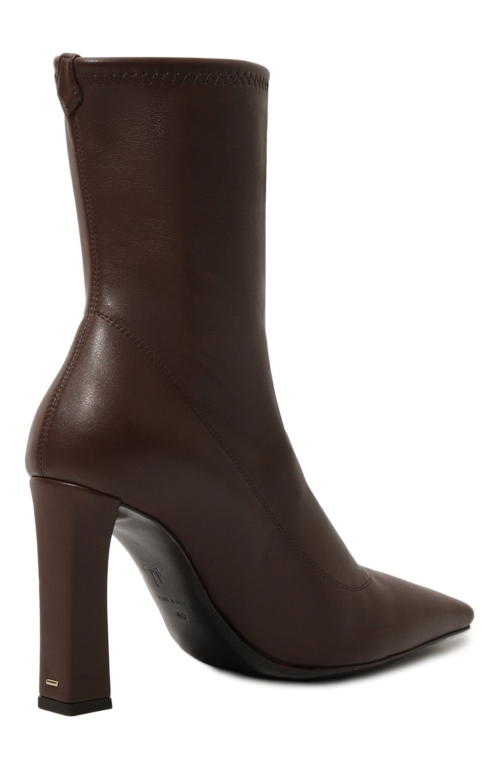 Ботильоны janiee stretch 90 GIUSEPPE ZANOTTI DESIGN коричневого цвета по цене 87600 руб., арт. I470008/002, фото 5 Ботильоны janiee stretch 90 GIUSEPPE ZANOTTI DESIGN, арт. I470008/002, фото 5