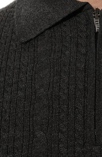 Поло из шерсти и шелка ZILLI, арт. KZP001M0230VBS000, фото 5