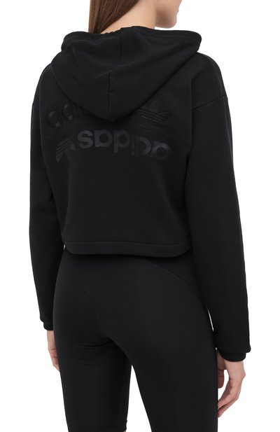 Хлопковое худи ADIDAS ORIGINALS черного цвета по цене 5780 руб., арт. GD3090, фото 4 Хлопковое худи ADIDAS ORIGINALS, арт. GD3090, фото 4