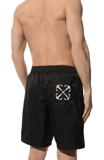 Плавки-шорты OFF-WHITE черного цвета по цене 42050 руб., арт. 0MFD008C99FAB001, фото 3 Плавки-шорты OFF-WHITE, арт. 0MFD008C99FAB001, фото 3