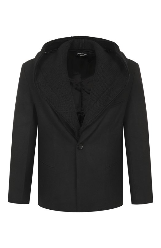Пиджак из шерсти и вискозы Andrea Ya'aqov 25M0RC38/W00L CASHMERE Чёрный 25M0RC38/W00L CASHMERE
