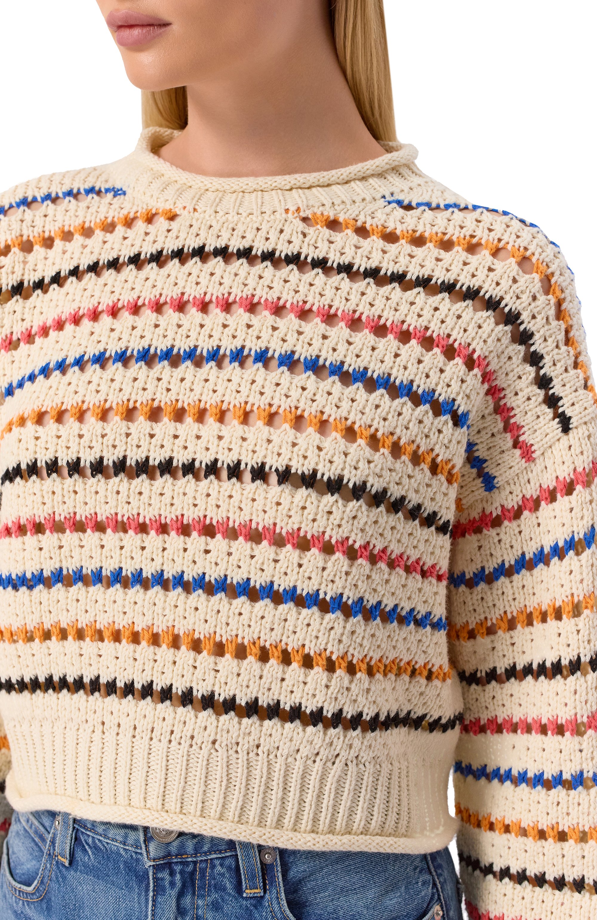 Хлопковый свитер MOTHER, арт. 82046-1784, фото 5