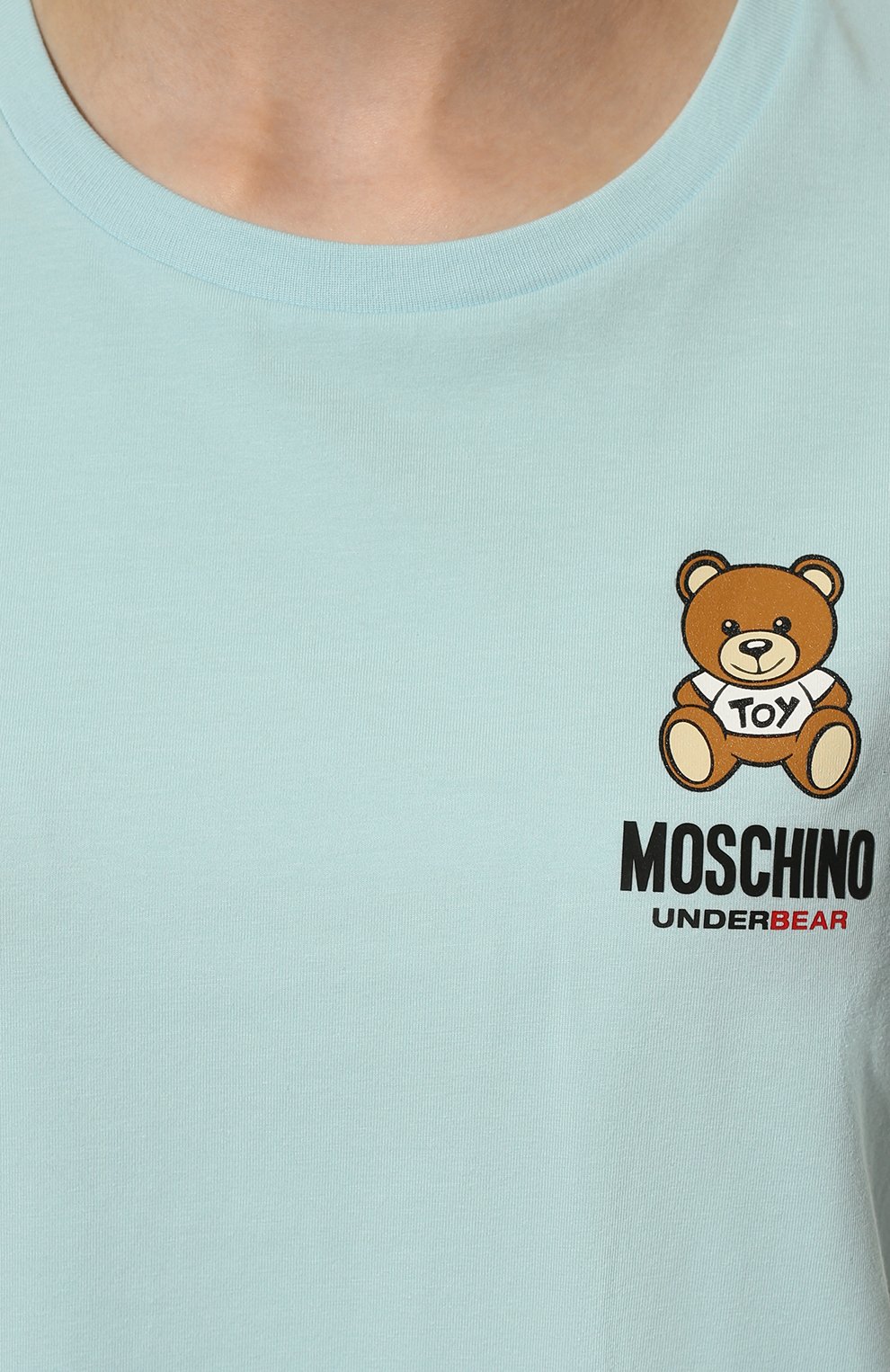 Хлопковая футболка MOSCHINO, арт. A1921/9003, фото 5