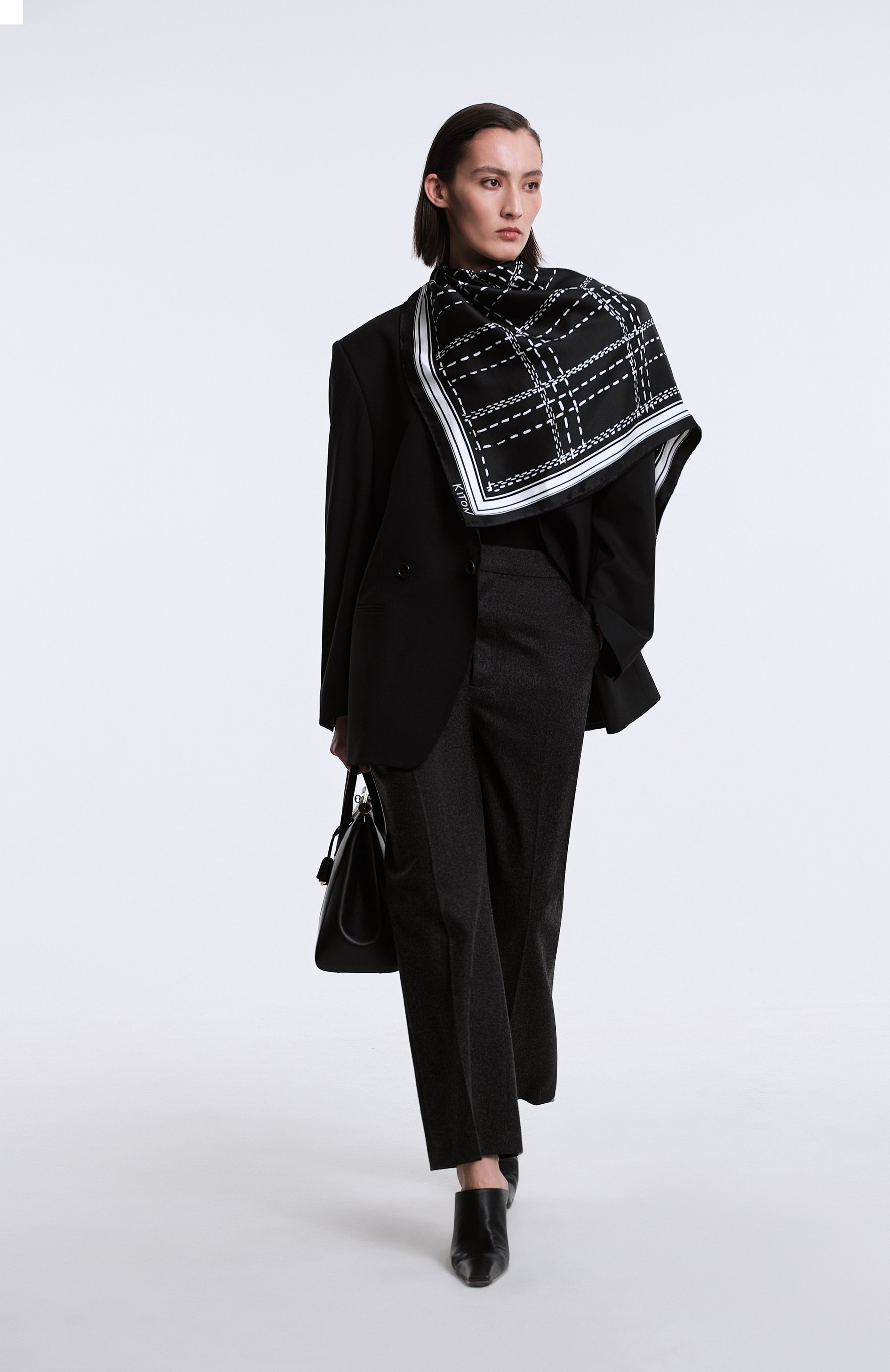 Шерстяные брюки ALAIA, арт. AA9P0238W011A, фото 7