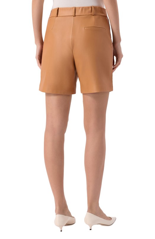 Кожаные шорты MVST M26.2PW.L902/NAPPA PL0NGE Бежевый  M26.2PW.L902/NAPPA PL0NGE Фото 4