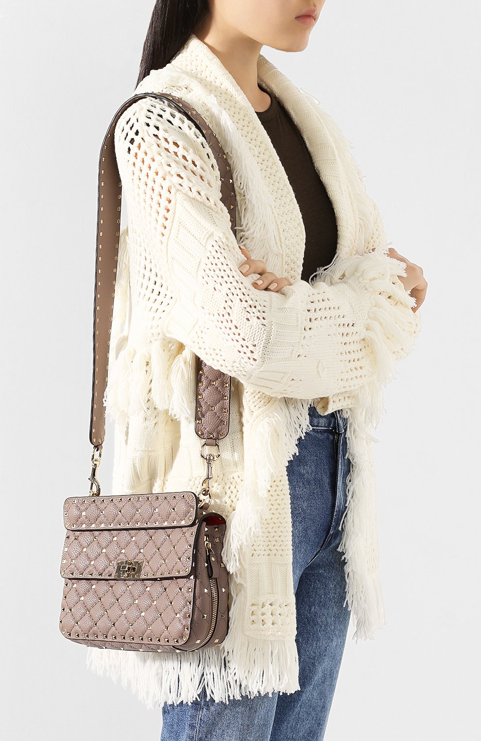 Сумка rockstud spike medium VALENTINO, арт. TW2B0E87/AVB, фото 5