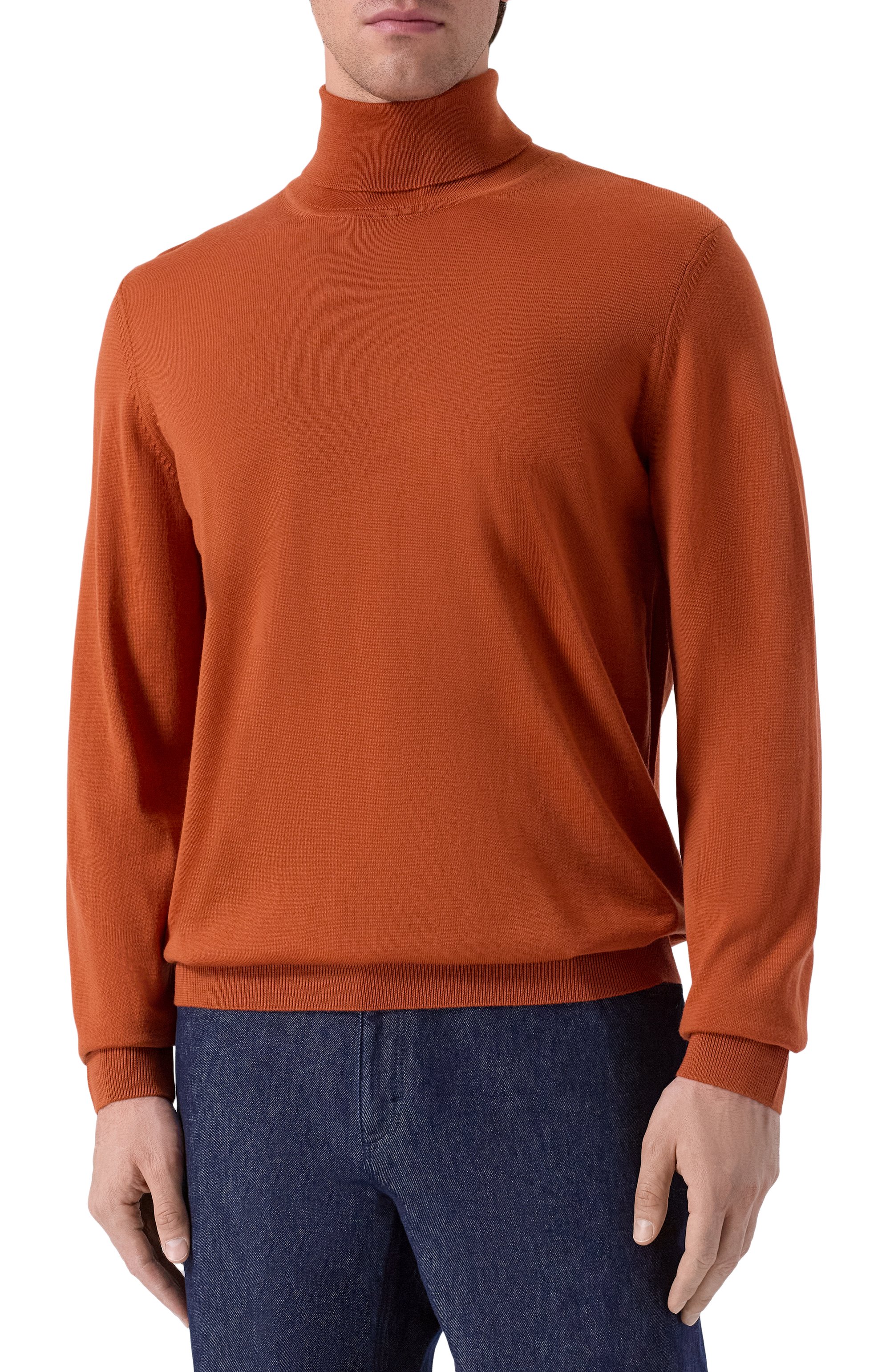 Шерстяная водолазка BOSS, арт. 50468262, фото 3