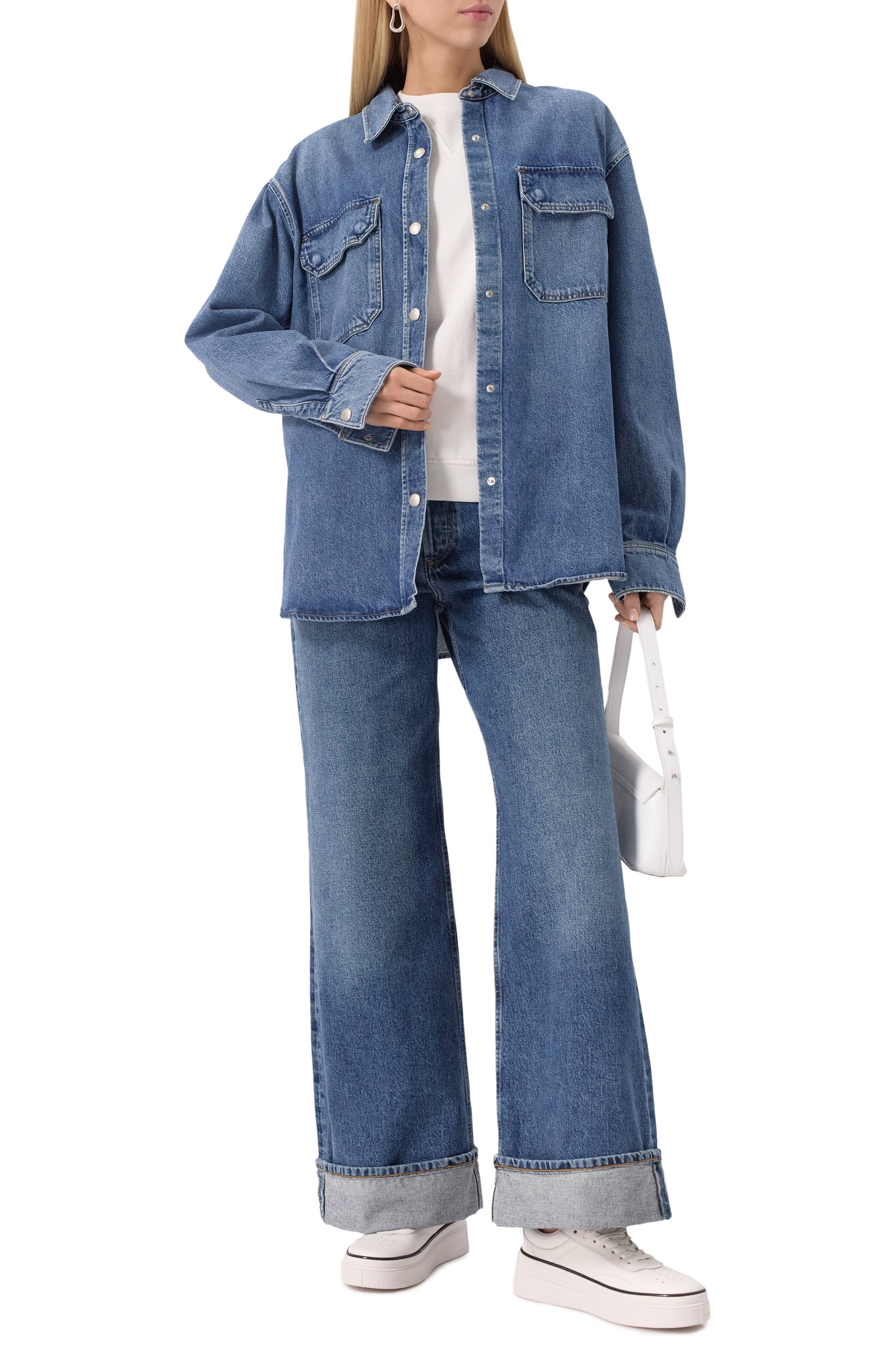 Джинсовая рубашка AGOLDE, арт. A7251-1463, фото 2