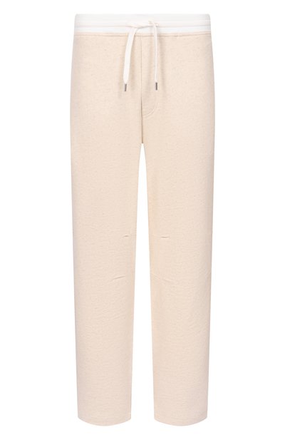 Брюки из хлопка и льна BRUNELLO CUCINELLI, арт. MR8313381G, фото 1