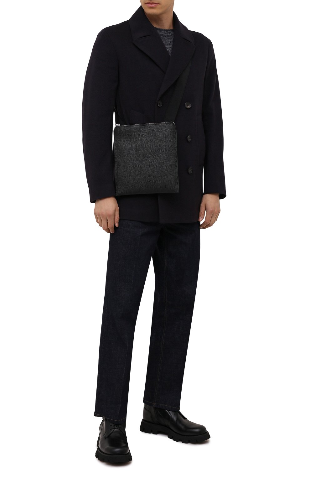 Кожаная сумка-планшет BOSS, арт. 50397380, фото 2