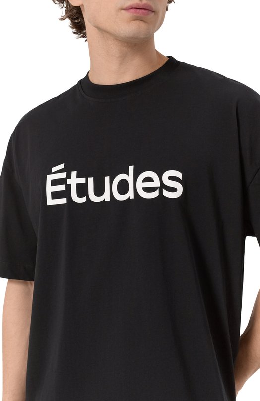Хлопковая футболка Études E25MMTSH132 Чёрный  E25MMTSH132 Фото 5