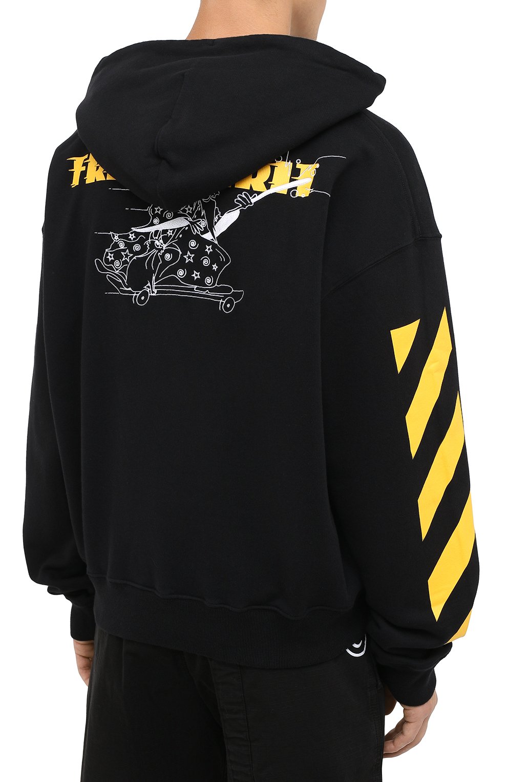 Хлопковое худи OFF-WHITE, арт. 0MBB037F20FLE0091018, фото 4