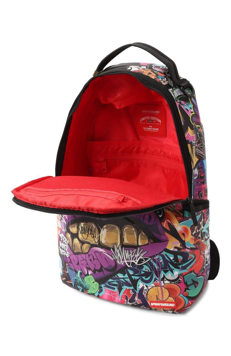 Детская рюкзак SPRAYGROUND разноцветного цвета, арт. 910B6817NSZ | Фото 3 (Нос: Не проставлено; Материал: Пластик, Резина; Материал сплава: Проставлено)