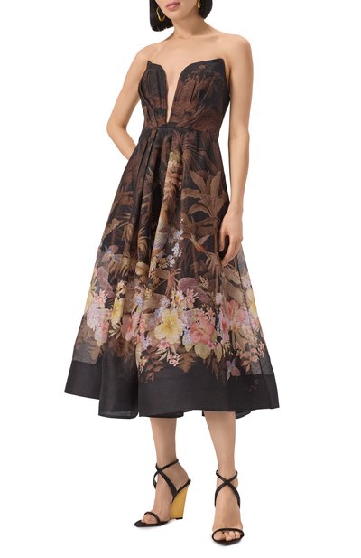 Платье изо льна и шелка ZIMMERMANN, арт. 3850DS251, фото 3