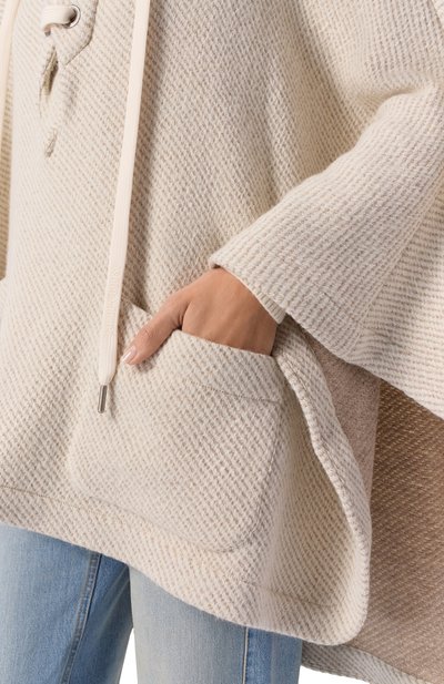 Шерстяное пончо GOLDEN GOOSE DELUXE BRAND, арт. GUP02367.P002191, фото 5