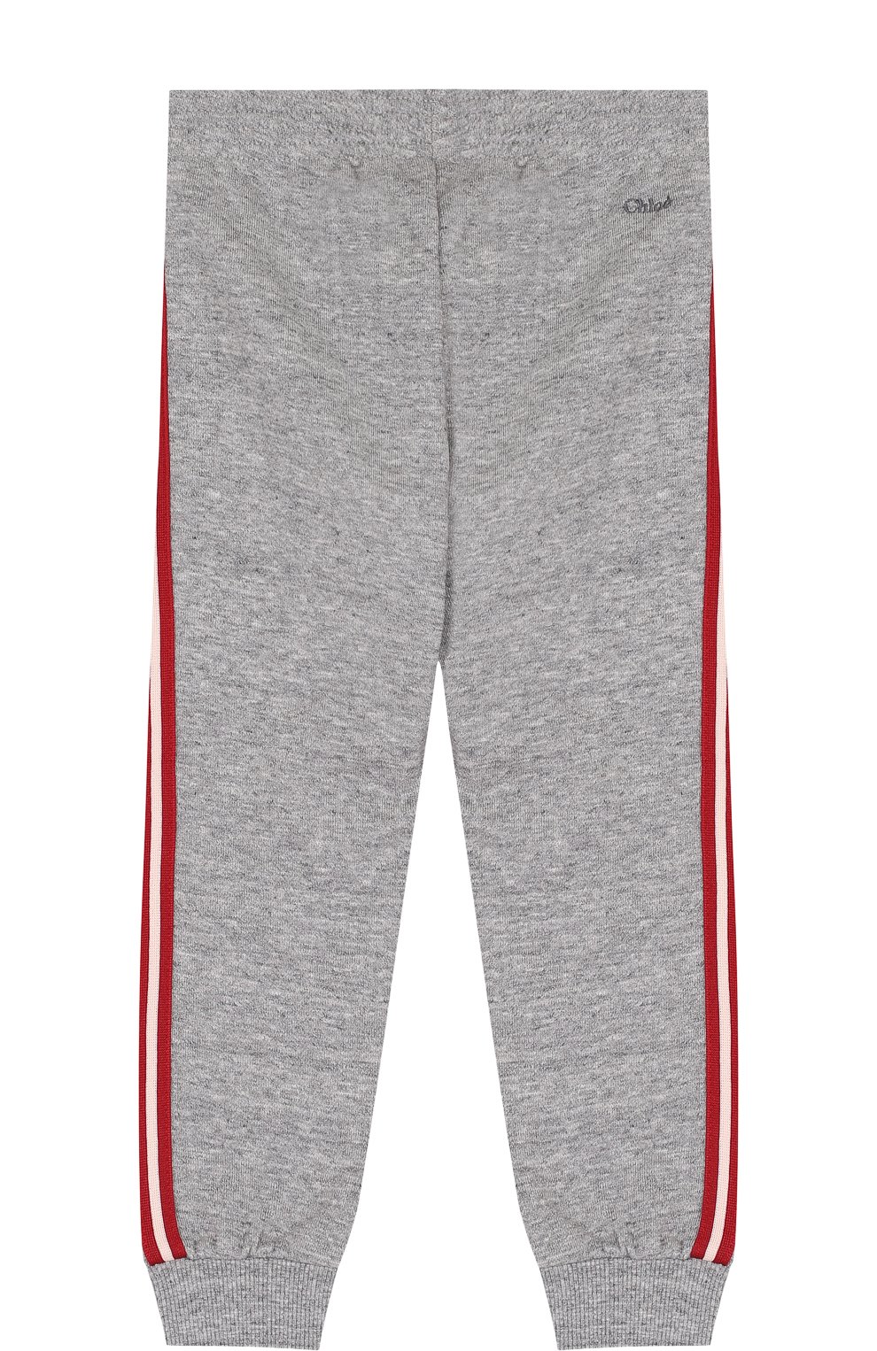 Спортивные джоггеры из хлопка с лампасами CHLOÉ, арт. C14519/6A-12A, фото 2