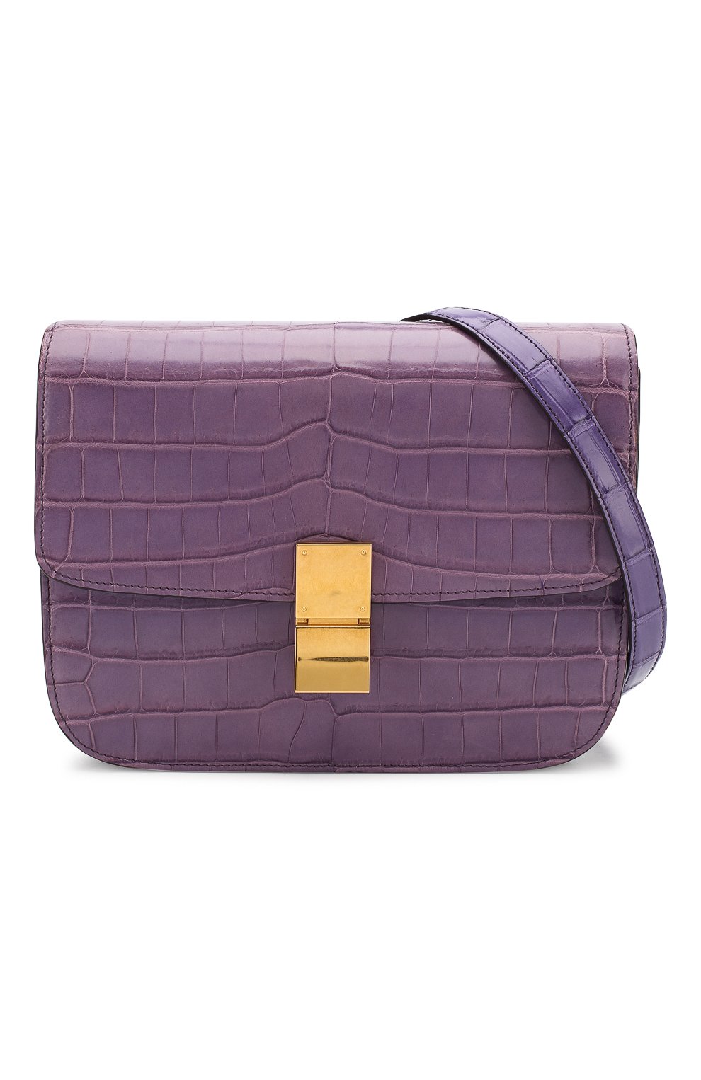 Сумка classic medium из кожи крокодила CELINE, арт. 164174TLE, фото 6