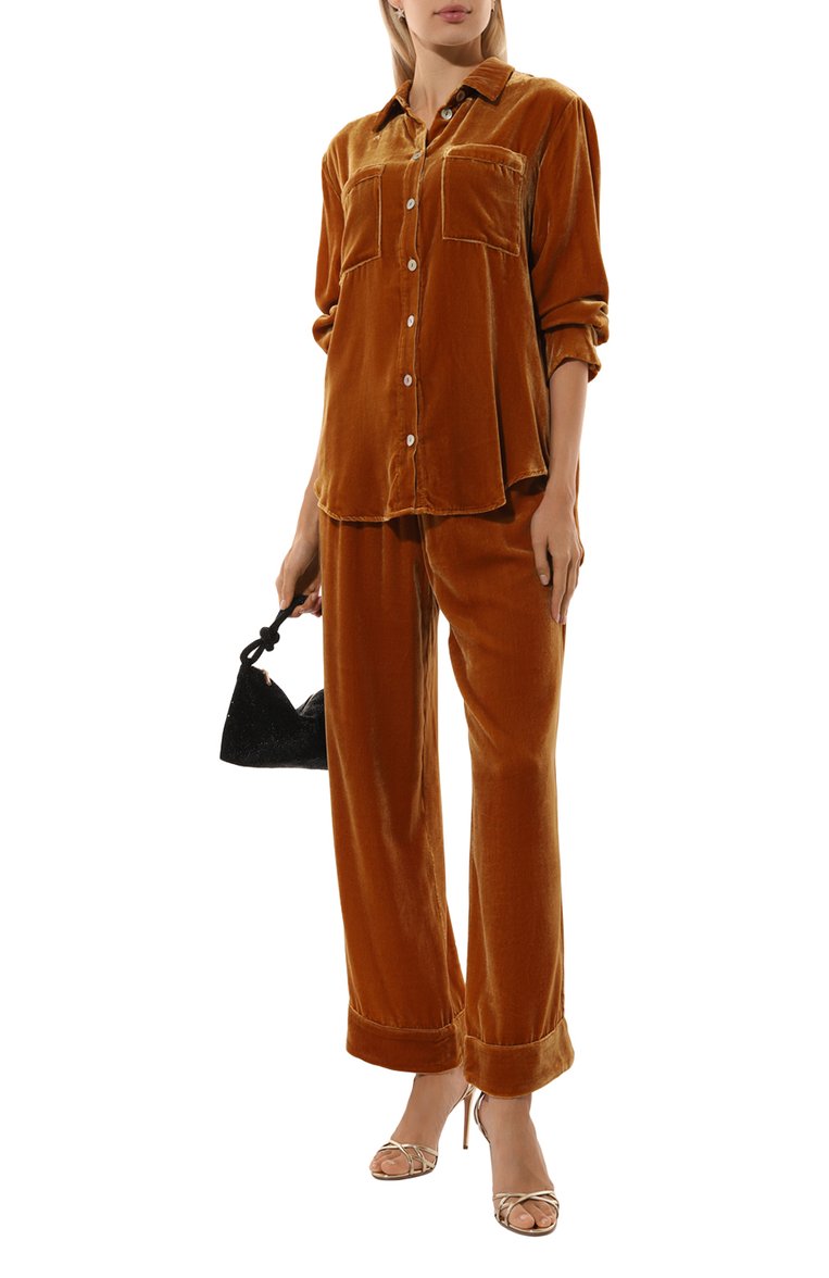 Бархатный костюм KLEED LOUNGEWEAR, арт. AW24PYJNM, фото 1