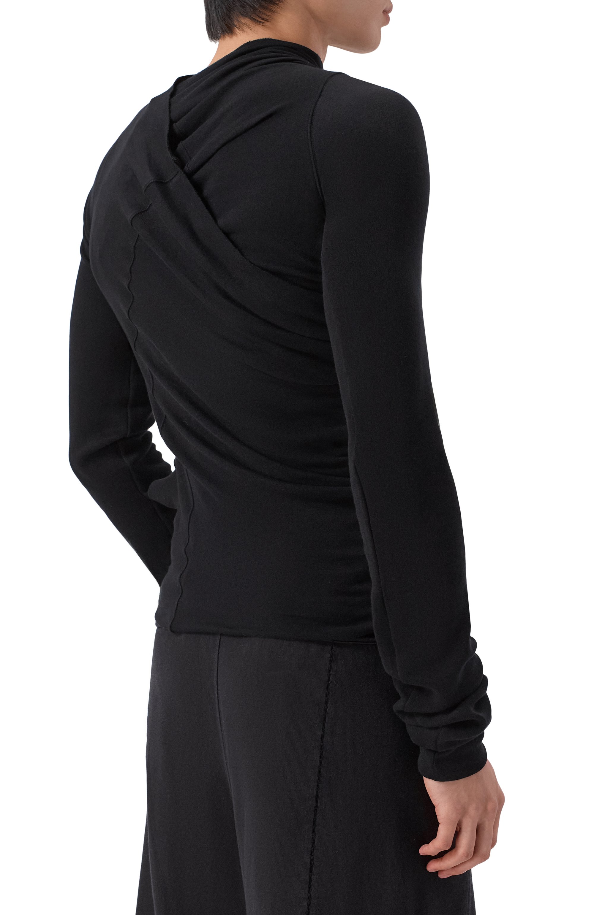 Хлопковый лонгслив RICK OWENS, арт. RU02F4262/JDC, фото 4