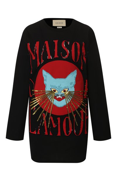 Хлопковый лонгслив GUCCI, арт. 595932/XJBUJ, фото 1