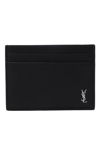 Мужской кожаный футляр для кредитных карт SAINT LAURENT, арт. 847951/AAELP