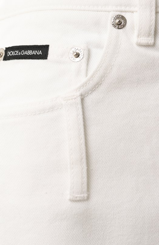 Джинсовая юбка Dolce & Gabbana F4CP1D/G8KZ4 Белый  F4CP1D/G8KZ4 Фото 6