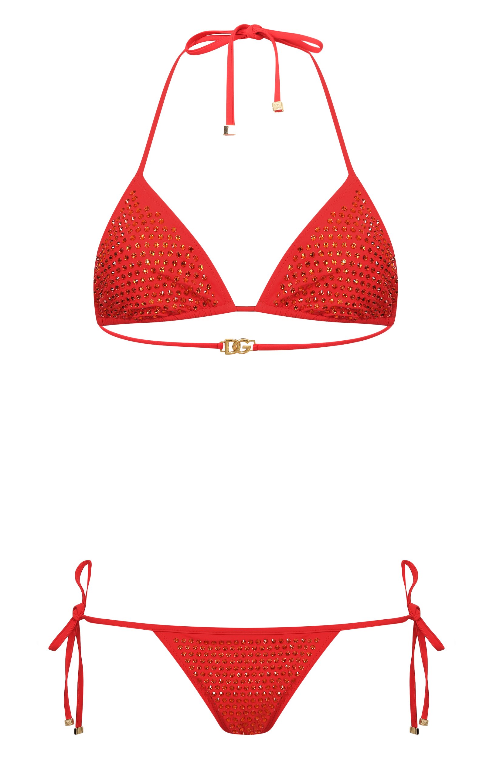 Раздельный купальник DOLCE & GABBANA оранжевого цвета по цене 145500 руб., арт. 08A21J/0N0HT, фото 1 Раздельный купальник DOLCE & GABBANA, арт. 08A21J/0N0HT, фото 1