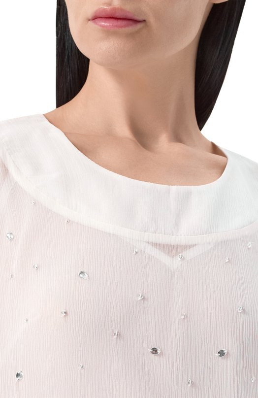 Шелковое платье Albus Lumen AL.RT26.KAFTAN02_SET Белый  AL.RT26.KAFTAN02_SET Фото 4