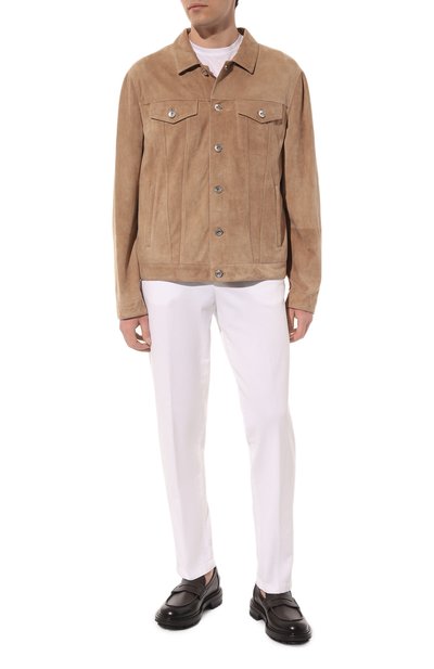 Замшевая куртка-рубашка BRUNELLO CUCINELLI, арт. MPCLL1919, фото 2