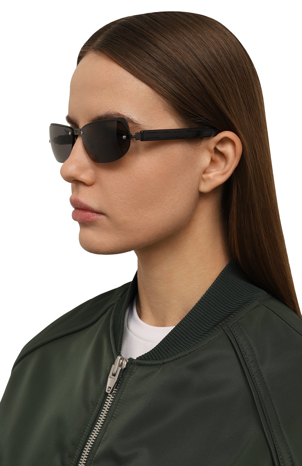 Солнцезащитные очки GCDS черного цвета по цене 18400 руб., арт. GD0047 09A, фото 2 Солнцезащитные очки GCDS, арт. GD0047 09A, фото 2