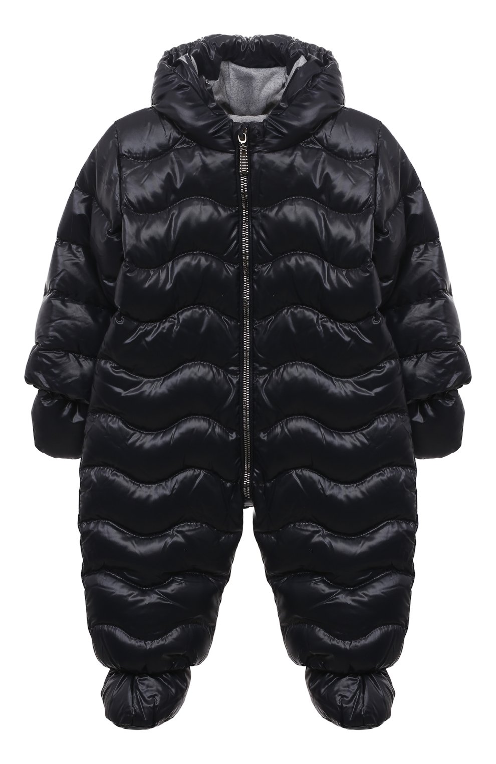 Пуховый комбинезон CHEPE темно-синего цвета по цене 15000 руб., арт. 391058, фото 1 Пуховый комбинезон CHEPE, арт. 391058, фото 1