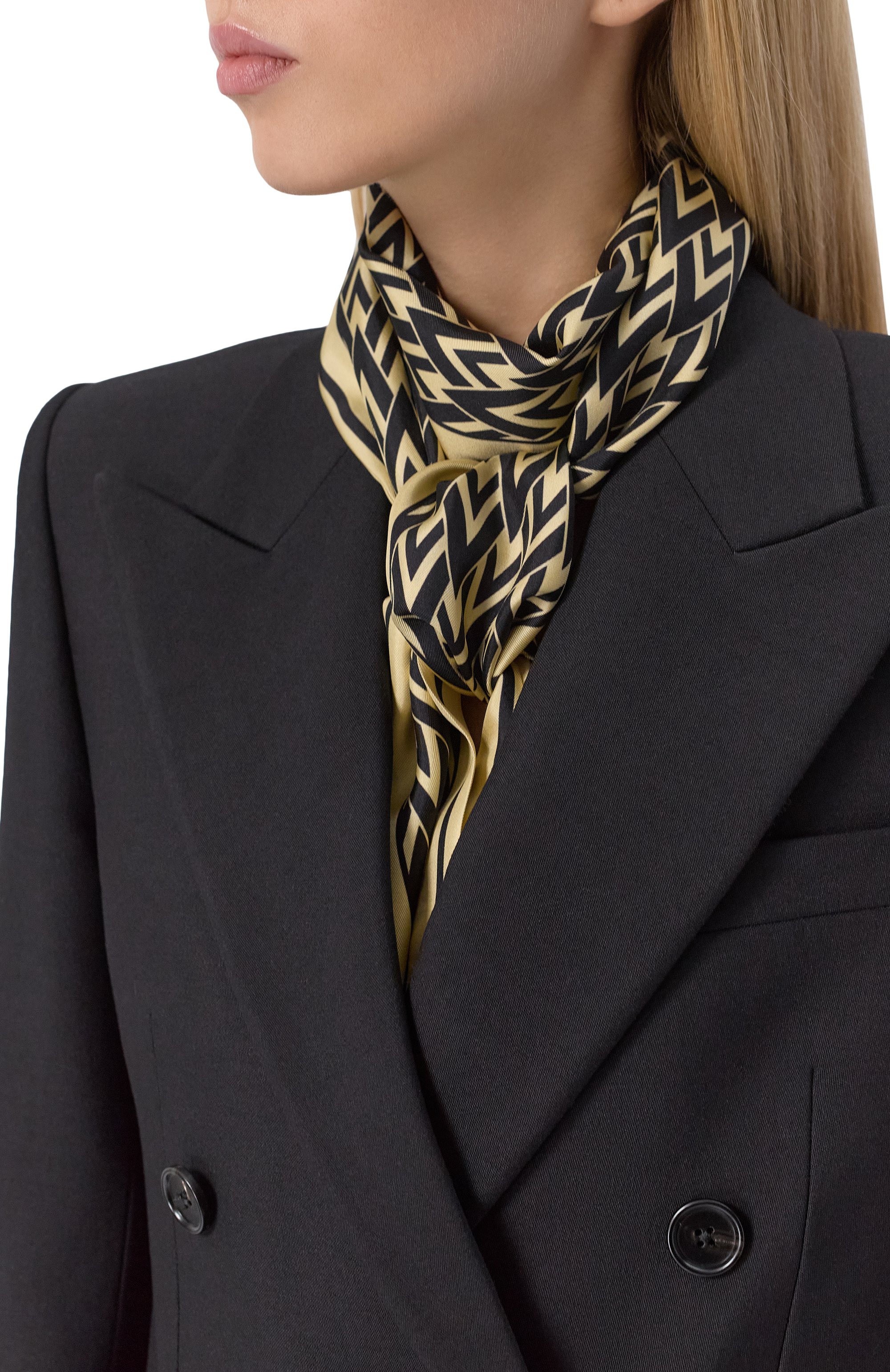 Шелковый шарф VALENTINO, арт. 6W2E600A/SHT, фото 2